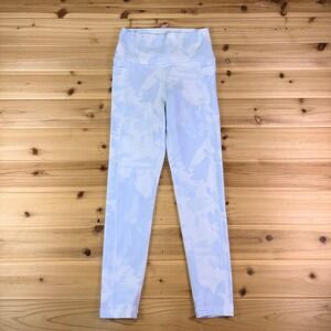 DSG Leggings Girls Small Momentum Blue Cyber Camo Leggings